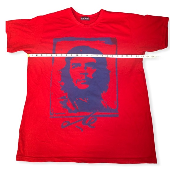 RED ERNESTO "CHE" GUEVARA T-SHIRT - Picture 3 of 10